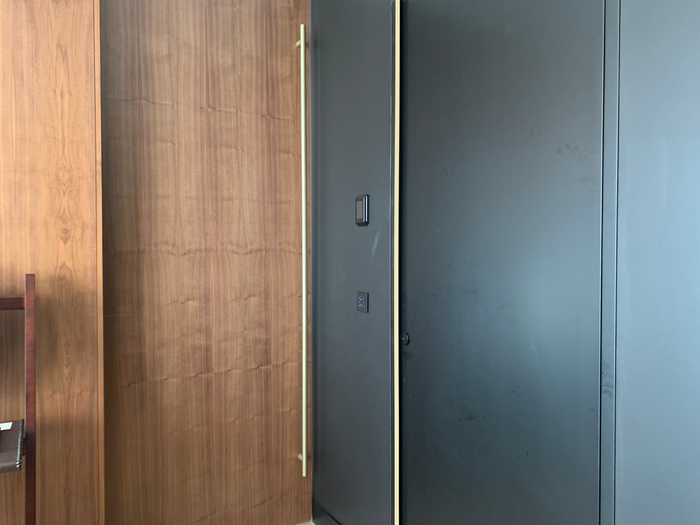 Renaissance Porto Lapa Hotel doors closed in bedroom Renaissance Porto Lapa Hotel doors closed in bedroom