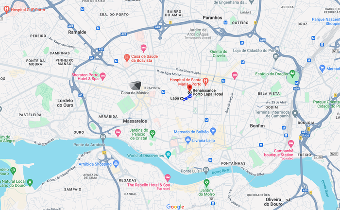 Renaissance Porto Lapa Hotel location on Google Maps Renaissance Porto Lapa Hotel location on Google Maps