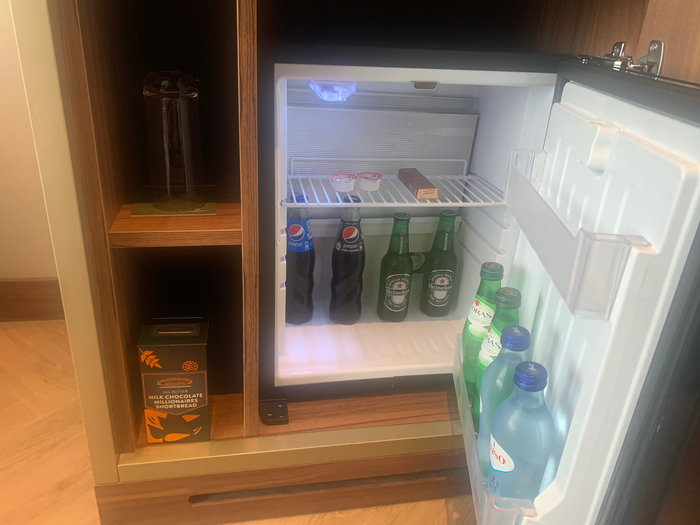 Renaissance Porto Lapa Hotel mini bar fridge Renaissance Porto Lapa Hotel mini bar fridge
