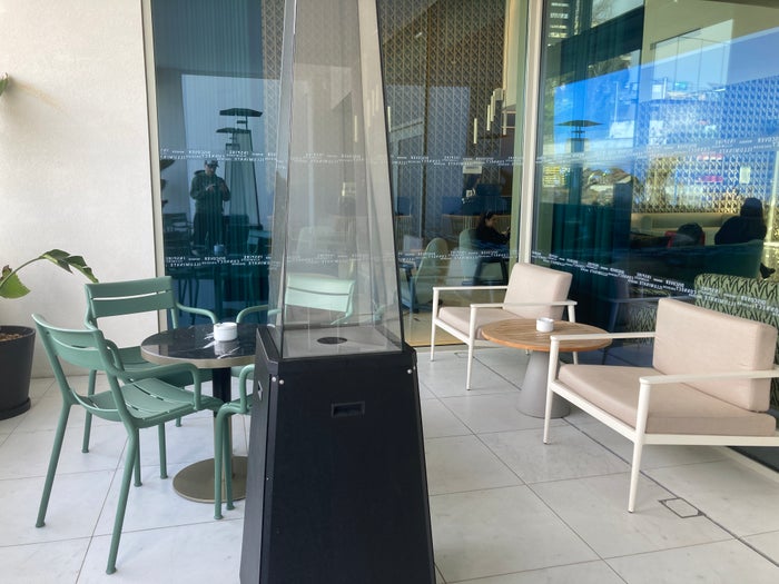 Renaissance Porto Lapa Hotel outdoor seating near lobby Renaissance Porto Lapa Hotel outdoor seating near lobby