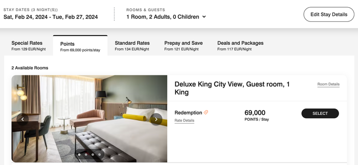 Renaissance Porto Lapa Hotel points pricing Renaissance Porto Lapa Hotel points pricing