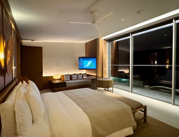 Ritz Carlton Fari Islands 2 bed overwater villa master bedroom Ritz Carlton Fari Islands 2 bed overwater villa master bedroom