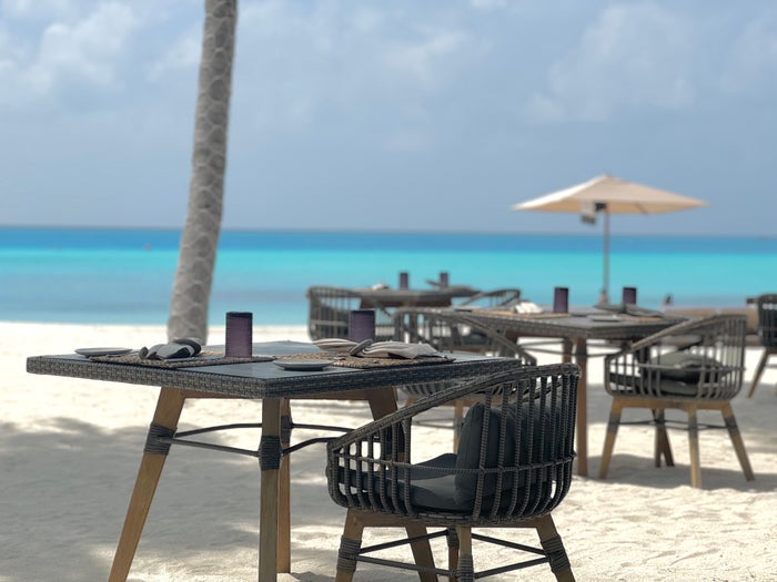Ritz Carlton Fari Islands FnB Beach Shack by day Ritz Carlton Fari Islands FnB Beach Shack by day