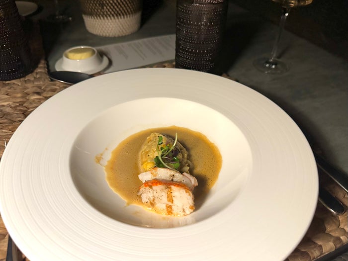 Ritz Carlton Fari Islands FnB Beach Shack evening starter Ritz Carlton Fari Islands FnB Beach Shack evening starter