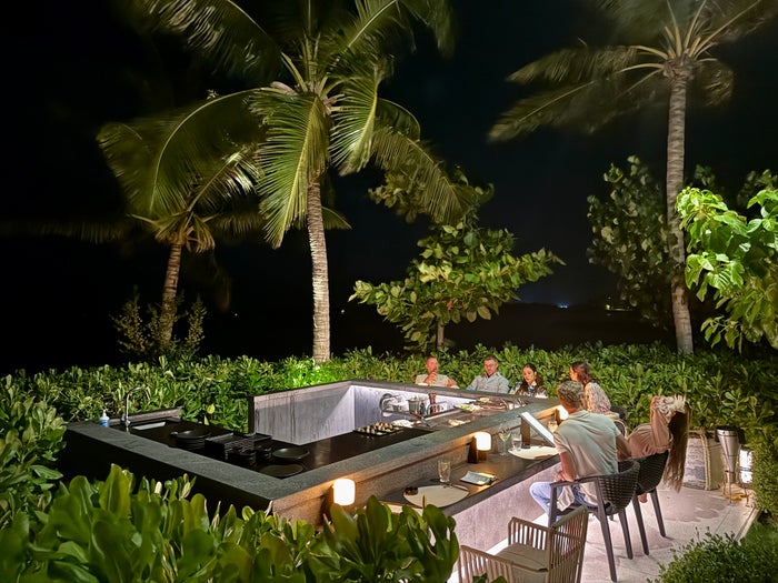 Ritz Carlton Fari Islands FnB Iwau chefs table Ritz Carlton Fari Islands FnB Iwau chefs table