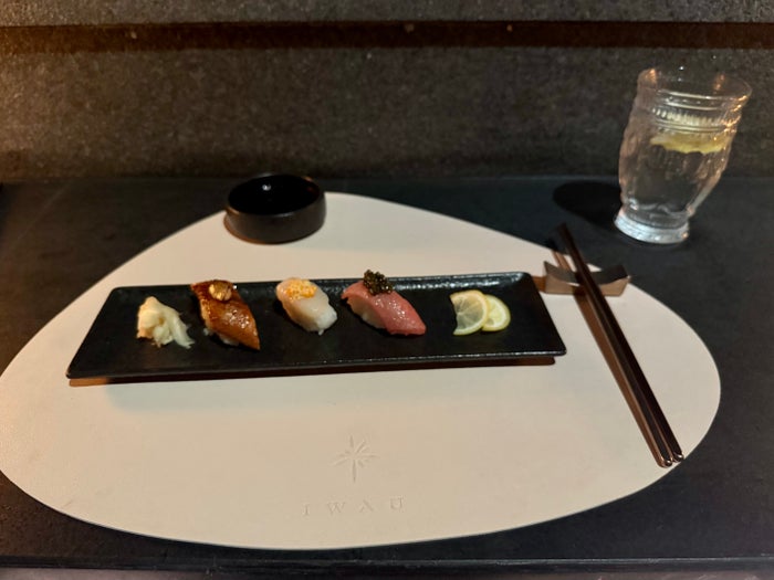 Ritz Carlton Fari Islands FnB Iwau nigiri Ritz Carlton Fari Islands FnB Iwau nigiri