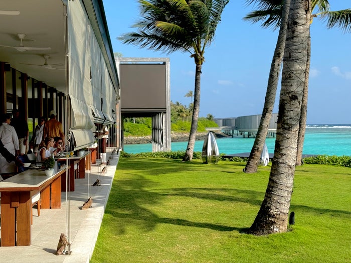 Ritz Carlton Fari Islands FnB La Locanda breakfast Ritz Carlton Fari Islands FnB La Locanda breakfast
