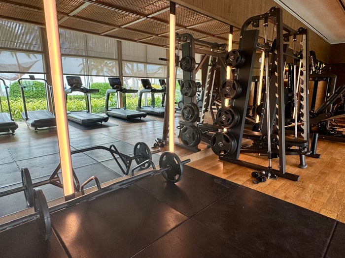 Ritz Carlton Fari Islands gym Ritz Carlton Fari Islands gym