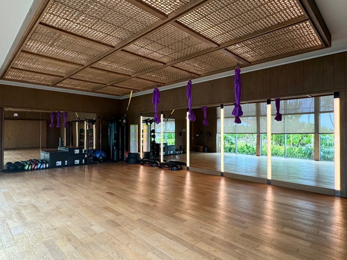 Ritz Carlton Fari Islands gym Ritz Carlton Fari Islands gym