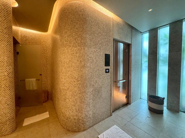 Ritz Carlton Fari Islands sauna and steam Ritz Carlton Fari Islands sauna and steam