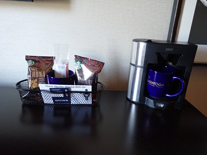 Saratoga Casino coffee maker