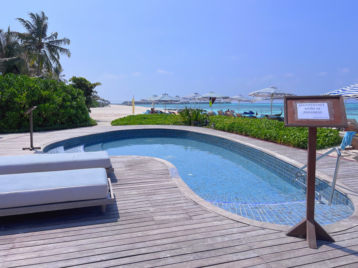 Small pool at Le Meridien Maldives
