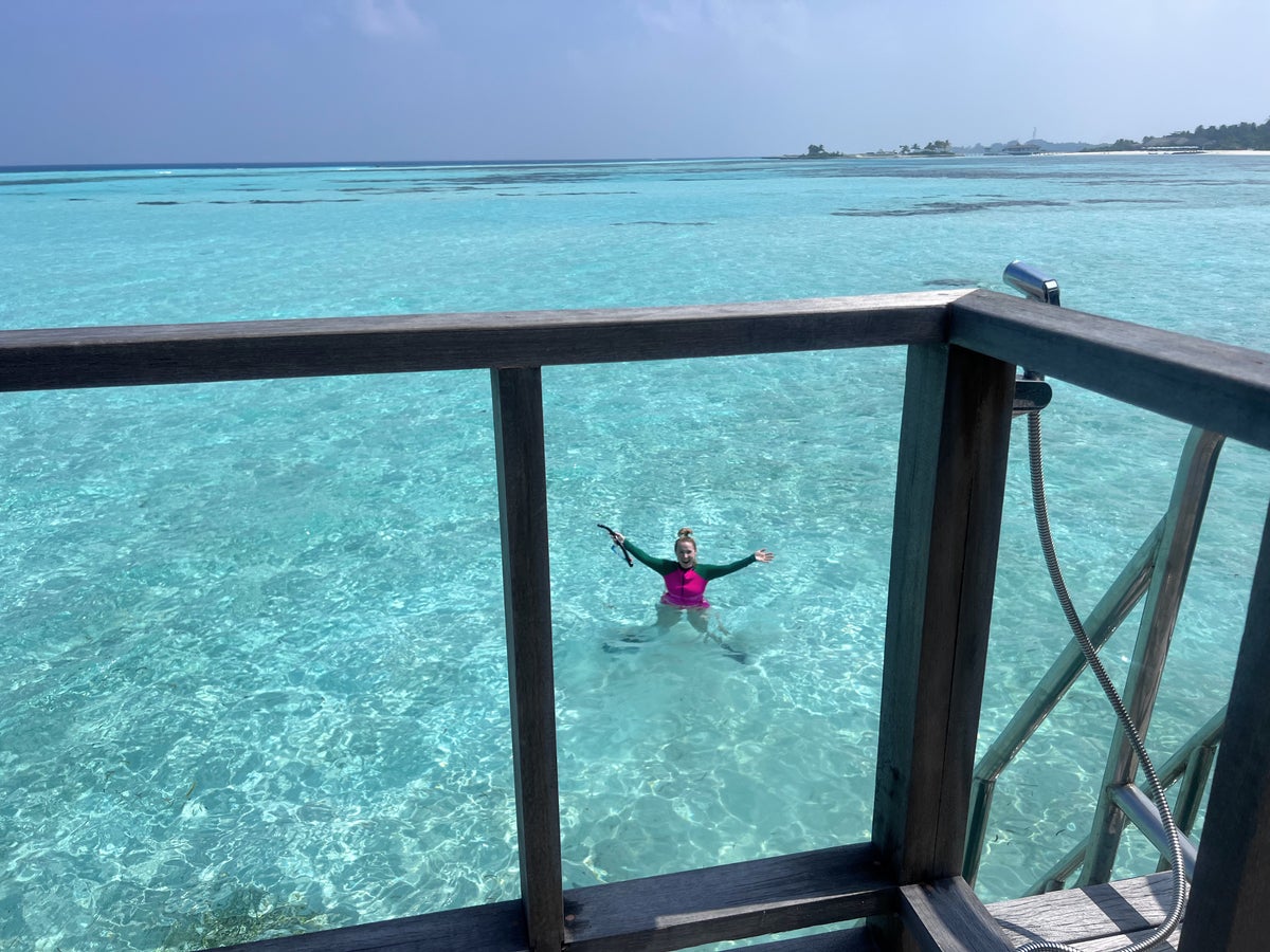 Snorkeling at Le Meridien Maldives