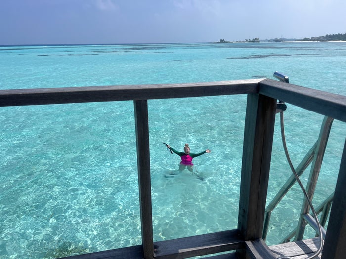 Snorkeling at Le Meridien Maldives Snorkeling at Le Meridien Maldives