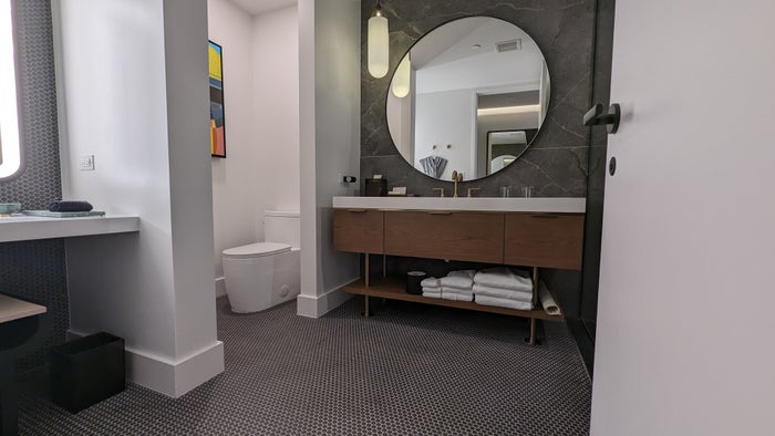 Thompson Houston guestroom bathroom Thompson Houston guestroom bathroom