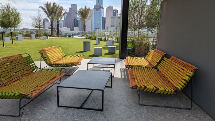 Chase Luxury Hotel Resorts Collection Thompson Houston lawn and seating
