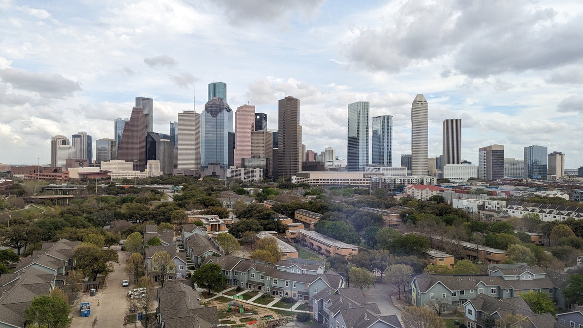 Thompson Houston skyline view