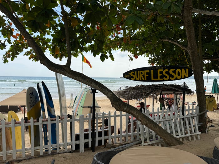 Weligama Bay Marriott beach entry