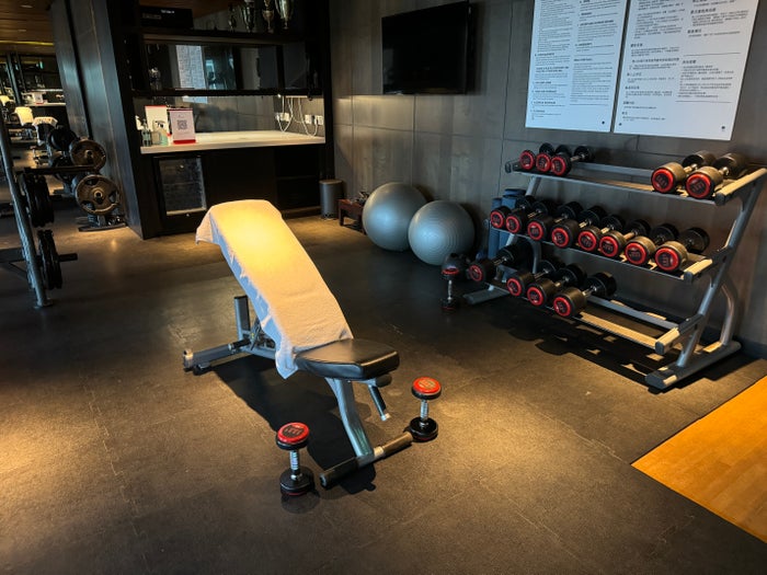 Weligama Bay Marriott gym weights