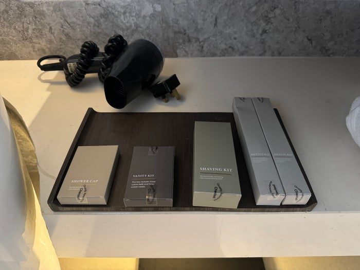 Weligama Bay Marriott king room bath amenities