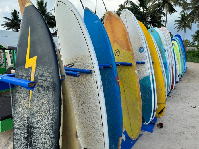 Weligama Bay Marriott surfboard