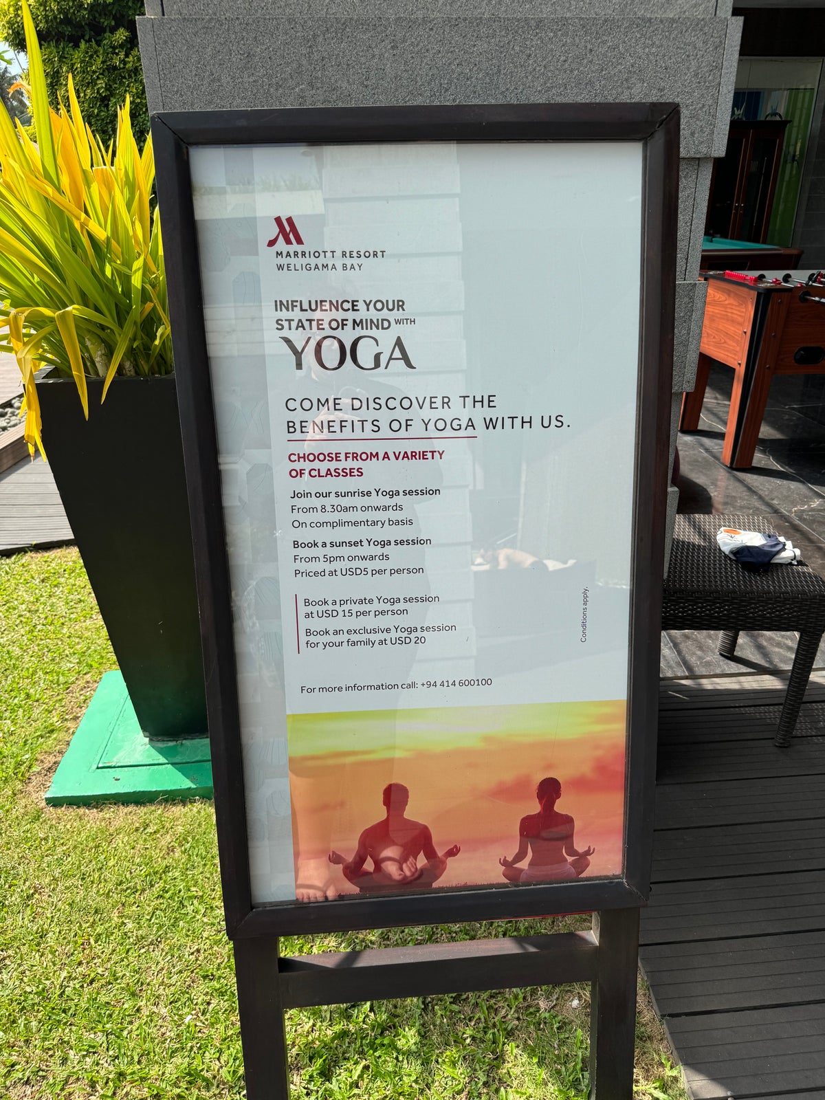 Weligama Bay Marriott yoga