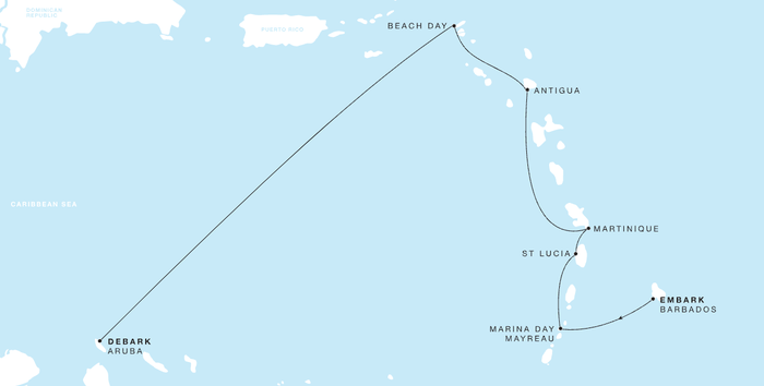 he first itinerary that the Four Seasons Yacht will sail The first itinerary that the Four Seasons Yacht will sail