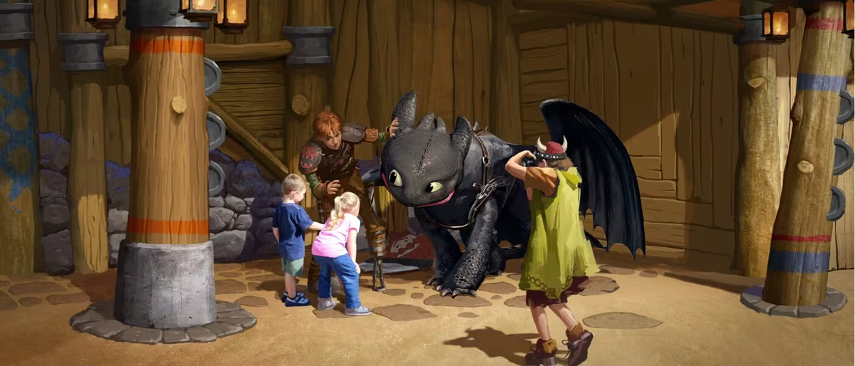 How to Train Your Dragon – Isle of Berk at Universal Epic Universe Meet and Greet