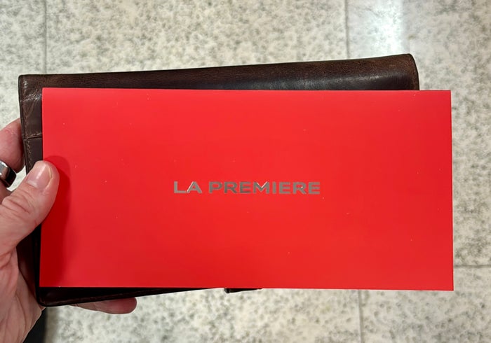 Air France La Premiere boarding pass holder Air France La Premiere boarding pass holder