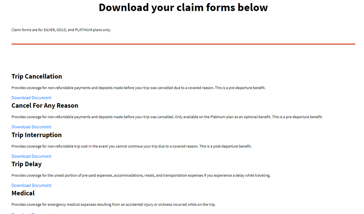 AXA travel insurance online claim forms