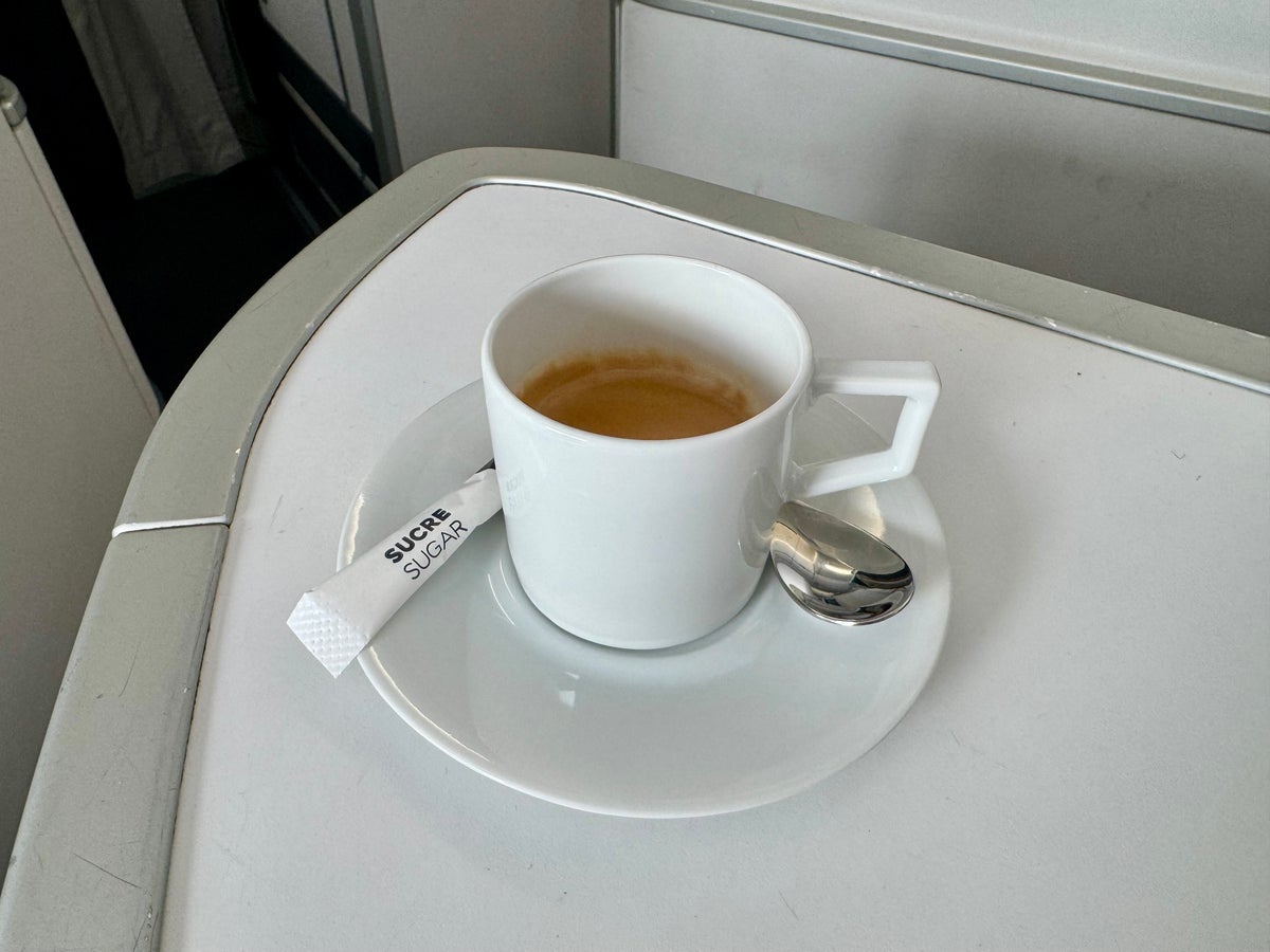 Air France Business Class Airbus A350 FnB dessert