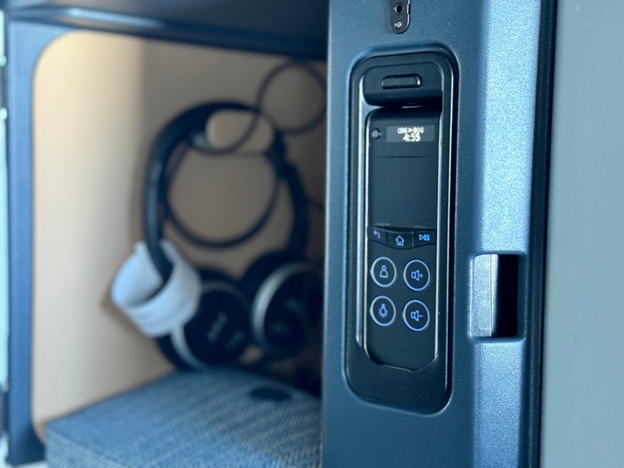 Air France Business Class Airbus A350 seat remote Air France Business Class Airbus A350 seat remote