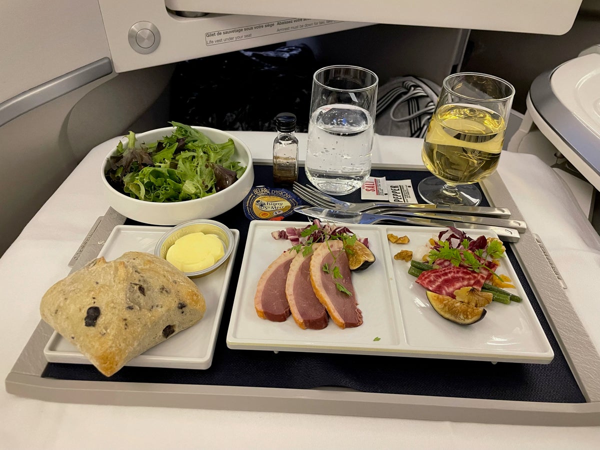 Air France Business Dinner Starters