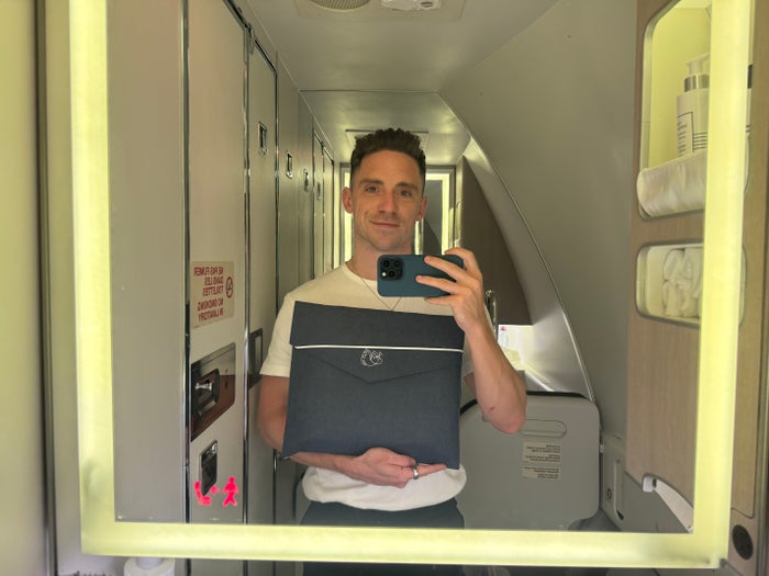 Air France La Premiere bathroom Air France La Premiere bathroom