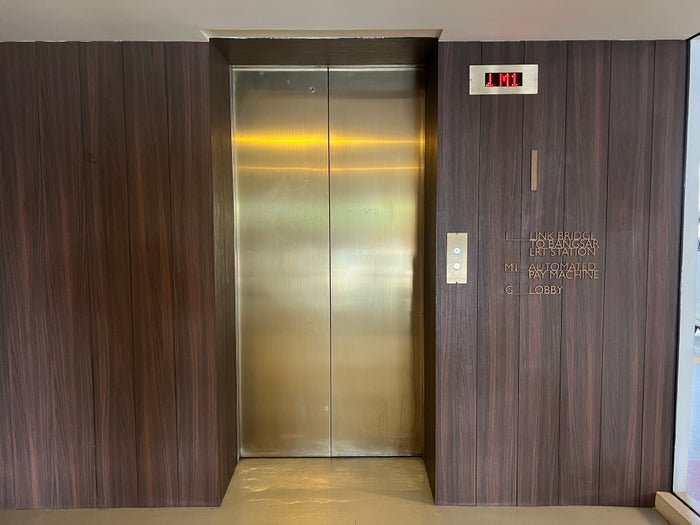 Alila Bangsar Kuala Lumpur elevator carpark to ground floor Alila Bangsar Kuala Lumpur elevator carpark to ground floor
