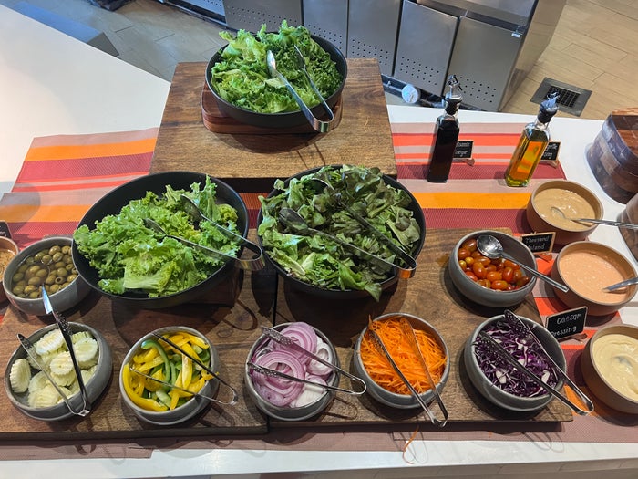 Aloft Bangkok Sukhumvit 11 Crave breakfast salad bar Aloft Bangkok Sukhumvit 11 Crave breakfast salad bar