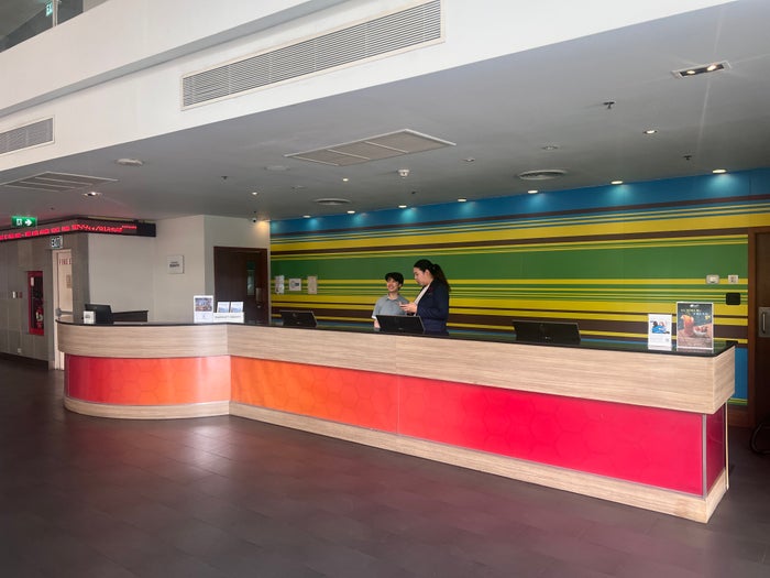 Aloft Bangkok Sukhumvit 11 check in desk Aloft Bangkok Sukhumvit 11 check in desk