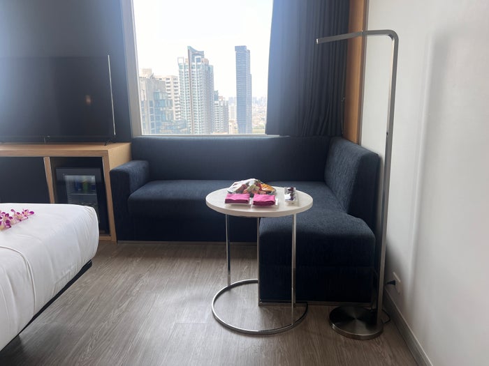 Aloft Bangkok Sukhumvit 11 room sofa Aloft Bangkok Sukhumvit 11 room sofa