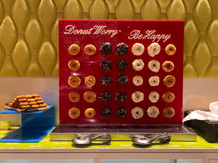 Aloft Kuala Lumpur Sentral Nook breakfast donut display Aloft Kuala Lumpur Sentral Nook breakfast donut display