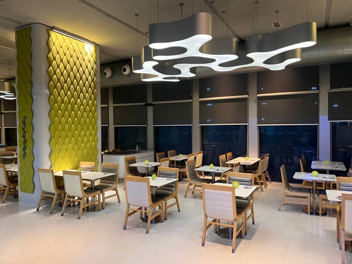 Aloft Kuala Lumpur Sentral Nook breakfast seating Aloft Kuala Lumpur Sentral Nook breakfast seating