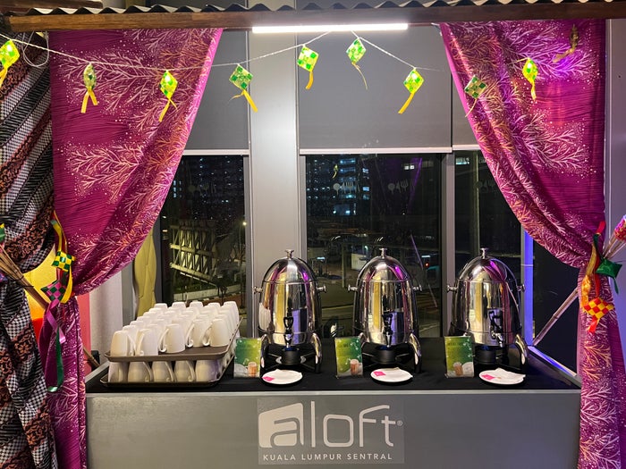 Aloft Kuala Lumpur Sentral Nook breakfast tea service Aloft Kuala Lumpur Sentral Nook breakfast tea service