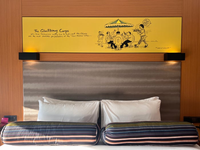 Aloft Kuala Lumpur Sentral bedroom headboard Aloft Kuala Lumpur Sentral bedroom headboard
