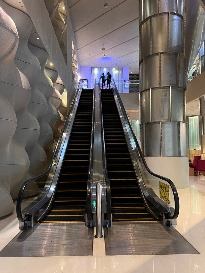 Aloft Kuala Lumpur Sentral lobby escalators Aloft Kuala Lumpur Sentral lobby escalators