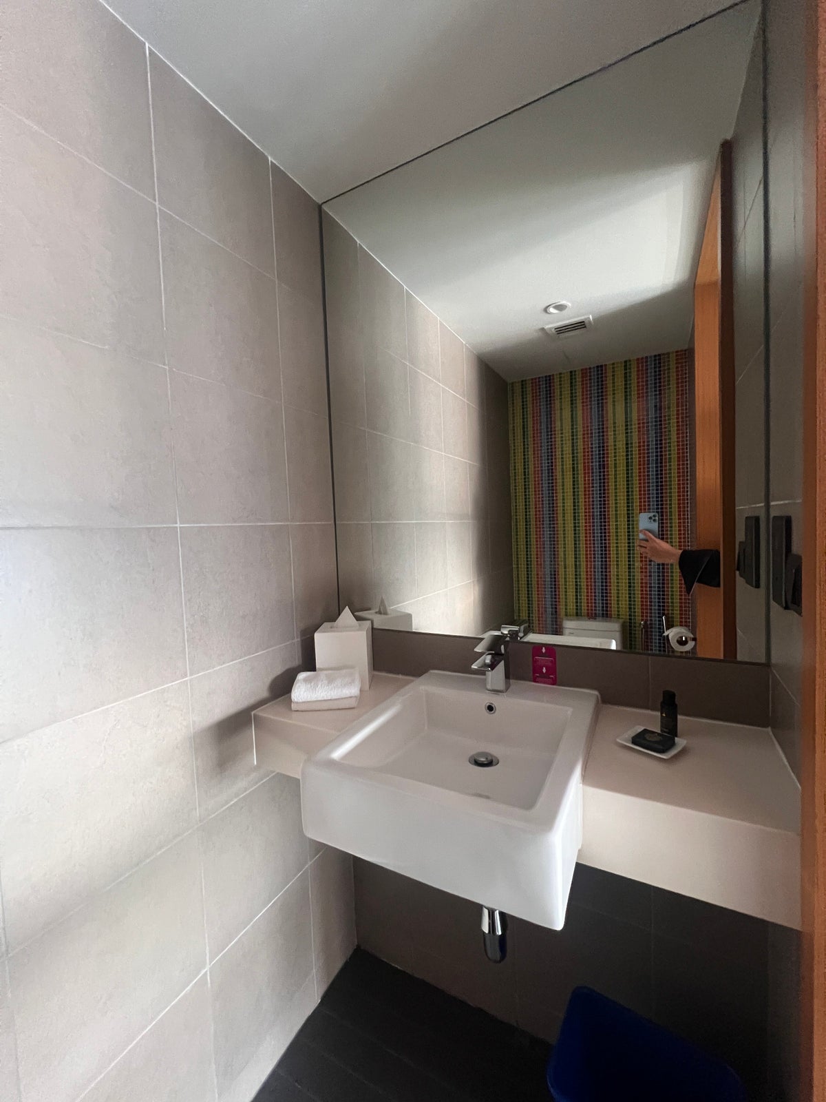 Aloft Kuala Lumpur Sentral room half bathroom sink