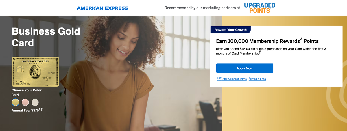 Amex Gold 100k