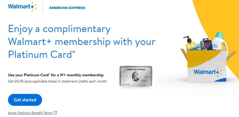 Amex Platinum Walmart Credit