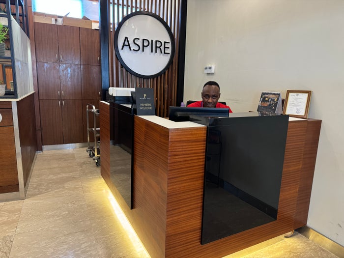 Aspire Lounge NBO check in Aspire Lounge NBO check in