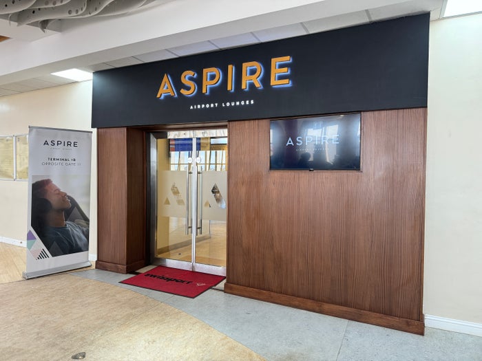 Aspire Lounge NBO entrance Aspire Lounge NBO entrance