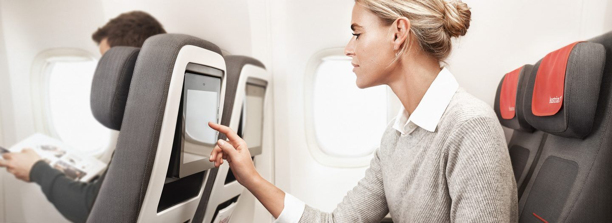 Austrian Airlines Premium Economy IFE