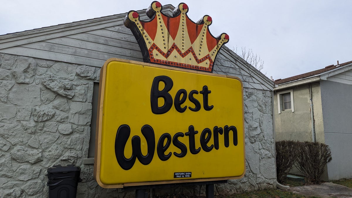 Best Western Rail Haven old Best Western Sign